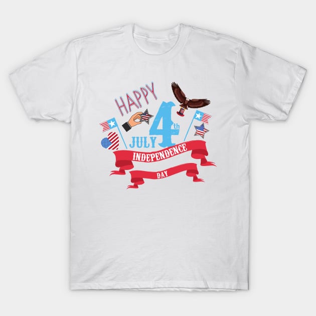 America Day independence T-Shirt by MeKong